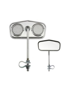 Diamond Mirror Chrome Clear Reflectors.